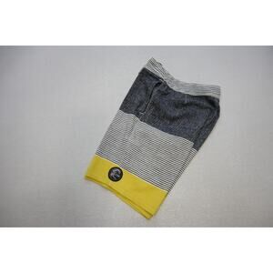 Oneill‎ Board Shorts Athletic Striped Performance Surf Water Wear Mens Size 32